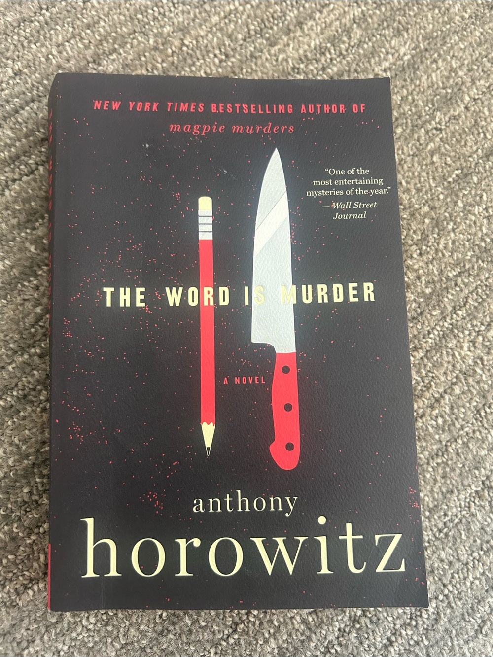 The Word Is Murder by Anthony Horowitz — Black & Red Book